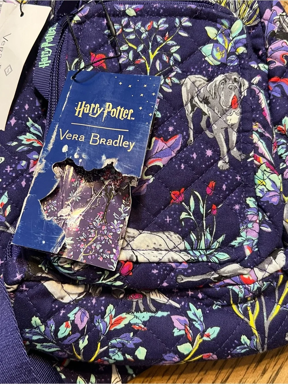 Vera Bradley Harry Potter Sling Backpack Forbidden Forest NWT universal wizard
